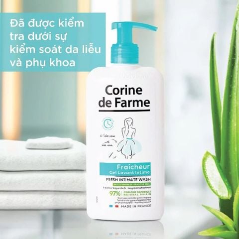 Corine De Farme Dung dịch vệ sinh Fresh Intimate Wash 250ml