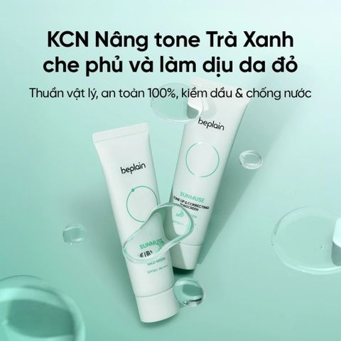 Beplain Kem chống nắng Sunmuse Tone Up & Correcting Sunscreen Mild Green SPF50+ PA++++ 50ml