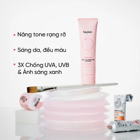 Beplain Kem chống nắng Sunmuse Tone Up & Correcting Sunscreen Peach Pink SPF50+ PA++++ 50ml