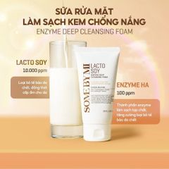 Some By Mi Sữa rửa mặt Lacto Soy Enzyme Deep Cleansing Foam 100ml