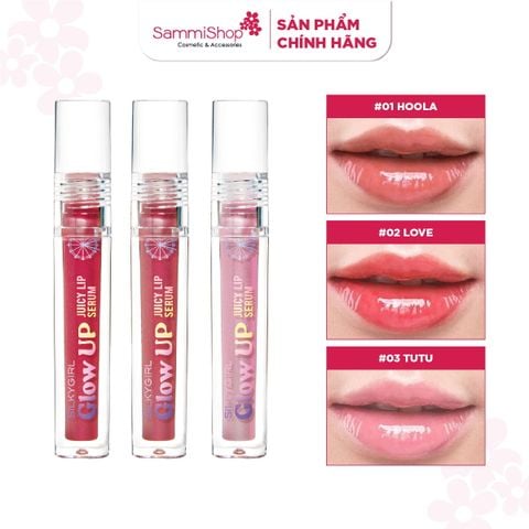 Silkygirl Son bóng Glow Up Juicy Lip Serum 2g