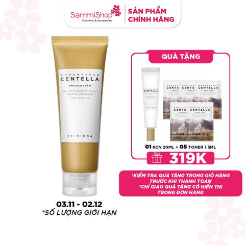 APP-WEB 03.11 - 02.12 Skin1004 Sữa rửa mặt Madagascar Centella Ampoule Foam 125ml