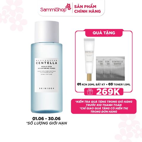 Skin1004 Nước hoa hồng Madagascar Centella Hyalu-cica Brightening Toner 210ml