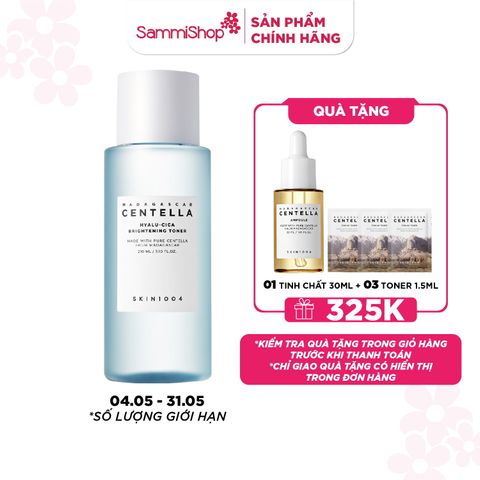 Skin1004 Nước hoa hồng Madagascar Centella Hyalu-cica Brightening Toner 210ml