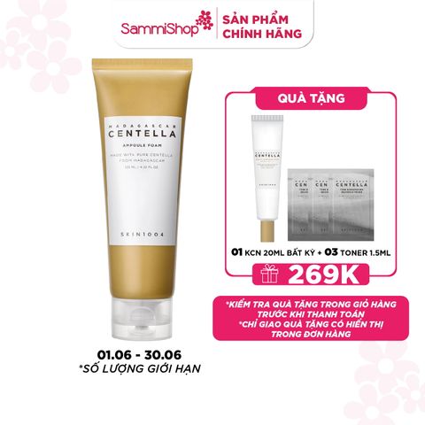 Skin1004 Sữa rửa mặt Madagascar Centella Ampoule Foam 125ml