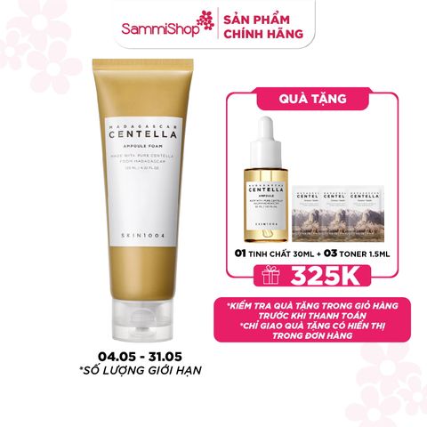 Skin1004 Sữa rửa mặt Madagascar Centella Ampoule Foam 125ml