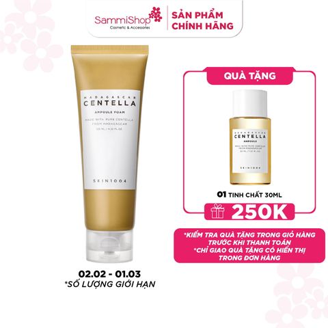 Skin1004 Sữa rửa mặt Madagascar Centella Ampoule Foam 125ml