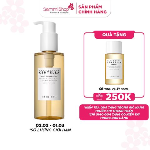 Skin1004 Tẩy trang Madagascar Centella Light Cleansing Oil 200ml