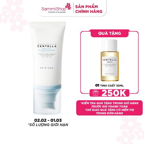 Skin1004 TC chống nắng Madagascar Centella Hyalu-cica Water-fit Sun Serum SPF50+ PA++++ 50ml
