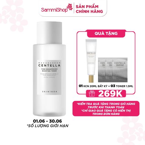 Skin1004 Nước hoa hồng Madagascar Centella Tone Brightening Boosting Toner 210ml