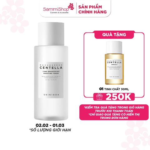 Skin1004 Nước hoa hồng Madagascar Centella Tone Brightening Boosting Toner 210ml