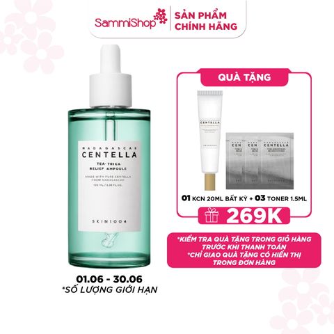 Skin1004 Tinh chất Madagascar Centella Tea-Trica Relief Ampoule 100ml