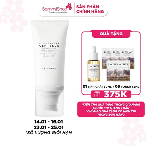 APP + WEB SPIKE DAY 14.01 - 16.01 Skin1004 Kem chống nắng Madagascar Centella Tone Brightening Tone-up Sunscreen SPF50+ PA++++ 50ml