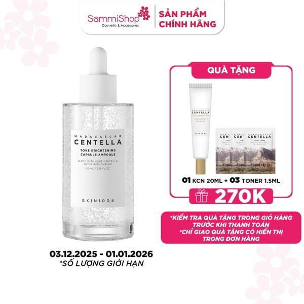 Skin1004 Tinh chất Madagascar Centella Tone Brightening Capsule Ampoule 100ml