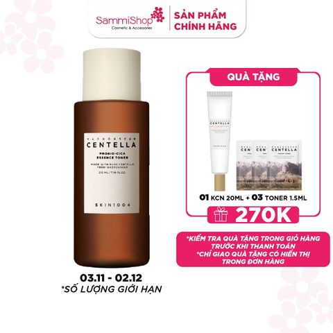 Skin1004 Nước hoa hồng Madagascar Centella Probio-Cica Essence Toner 210ml