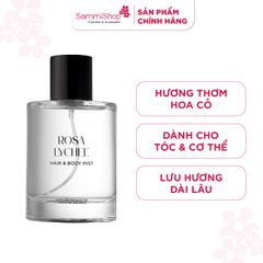 Skinlax Nước hoa tóc và cơ thể hương vải hoa hồng Rosa Lychee Hair & Body Mist 100ml