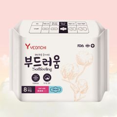 Yeonchi Băng vệ sinh ban ngày Softfeeling 8 miếng
