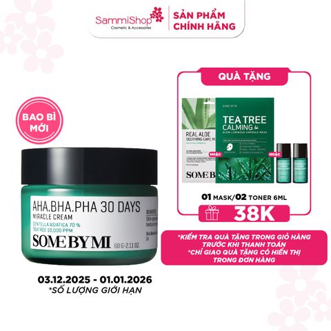 Some By Mi Kem dưỡng AHA-BHA-PHA 30 Days Miracle Cream 60g