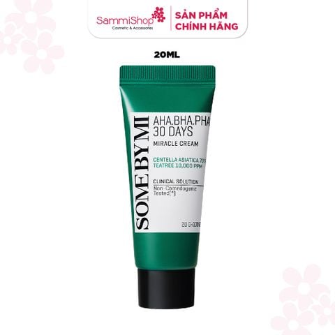 [HÀNG TẶNG KHÔNG BÁN] 1 QT Some By Mi Kem dưỡng AHA-BHA-PHA 30 Days Miracle Cream 20g  và 1 QT Some By Mi Mặt nạ giấy Galactomyces Glutathione Glow Serum Mask 22g