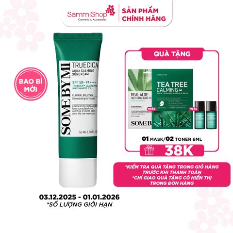 Some By Mi Kem chống nắng Truecica Aqua Calming Suncream 50ml