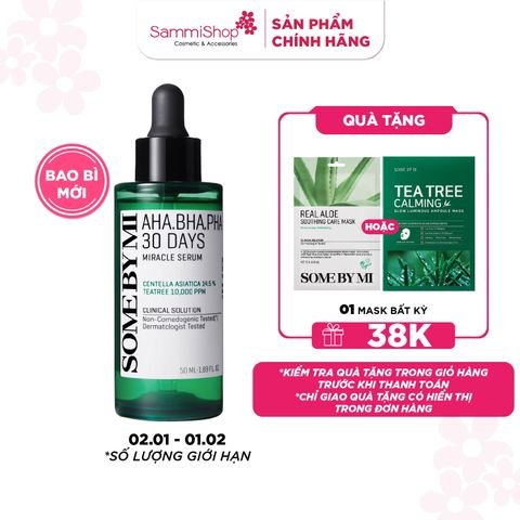Some By Mi Tinh chất AHA-BHA-PHA 30 Days Miracle Serum 50ml
