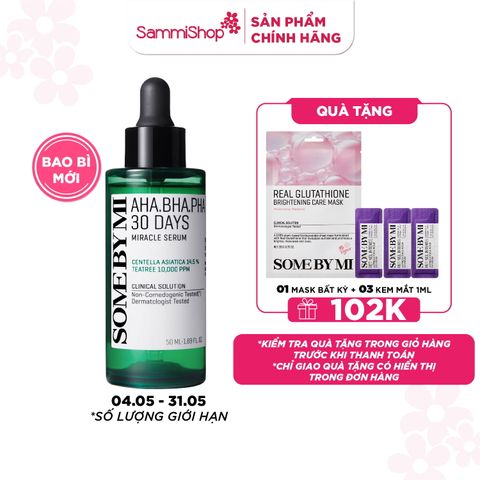Some By Mi Tinh chất AHA-BHA-PHA 30 Days Miracle Serum 50ml