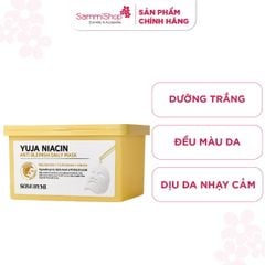 Some By Mi Hộp mặt nạ giấy Yuja Niacin Anti Blemish Daily Mask 370ml (hộp 30 miếng)