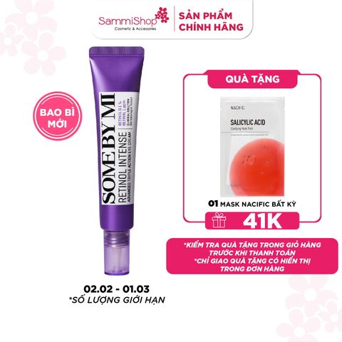 Some By Mi Kem dưỡng mắt Retinol Intense Advanced Triple Action Eye Cream 30ml