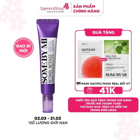 Some By Mi Kem dưỡng mắt Retinol Intense Advanced Triple Action Eye Cream 30ml