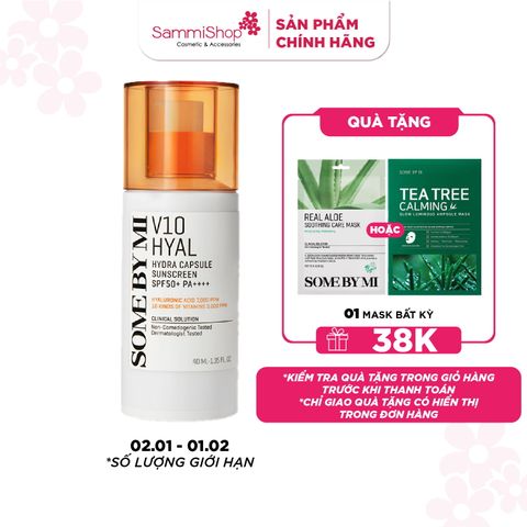 Some By Mi Kem chống nắng V10 Hyal Hydra Capsule Sunscreen 40ml