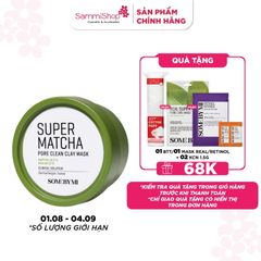Some By Mi Mặt nạ rửa Super Matcha Pore Clean Clay Mask 100g ver 2