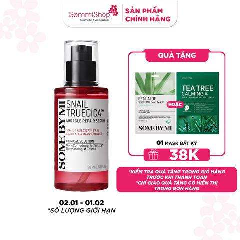 Some By Mi Tinh chất Snail Truecica Miracle Repair Serum 50ml