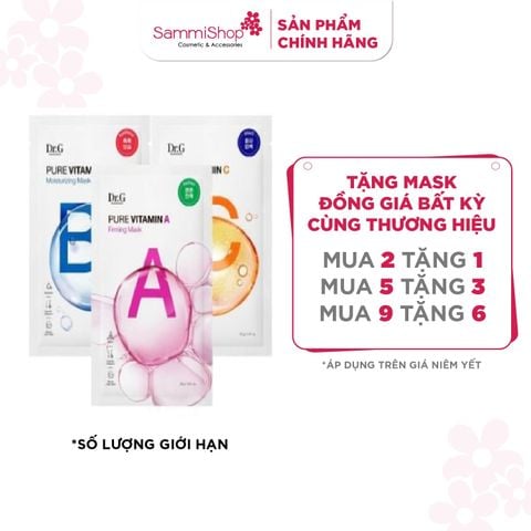 SALE TOÀN NHÃN 01.04 - 03.05 Dr.G Mặt nạ giấy Pure Mask 23g