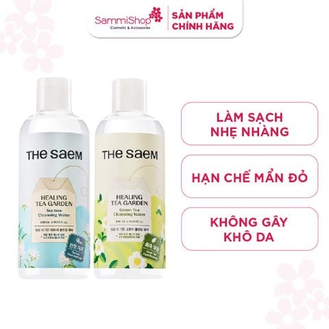 The Saem Nước tẩy trang Healing Tea Garden Cleasing Water 300ml