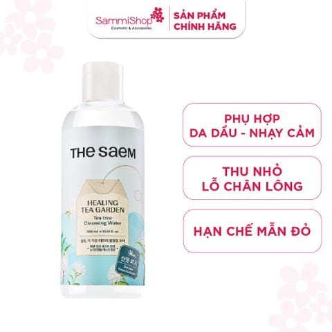 The Saem Nước tẩy trang Healing Tea Garden Cleasing Water 300ml