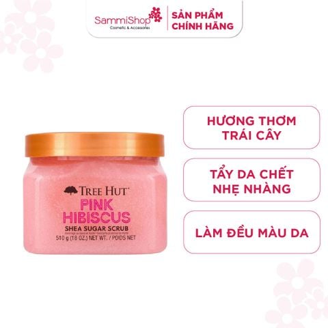 Tree Hut Tẩy tế bào chết cơ thể Pink Hibiscus Shea Sugar Scrub