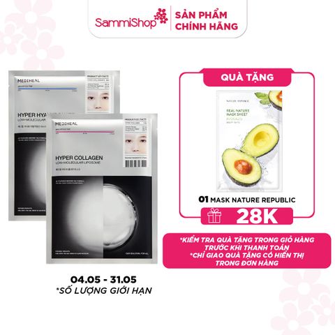 APP+WEB  04.05-31.05 Combo 2 Mediheal Mặt nạ Hyper Mask 35g