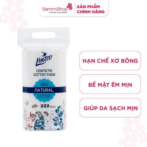 Linteo Bông tẩy trang 222 miếng