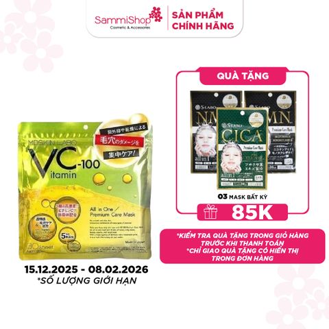 Mdskin Labo Mặt nạ vitamin C-100 Premium Care mask 30 miếng