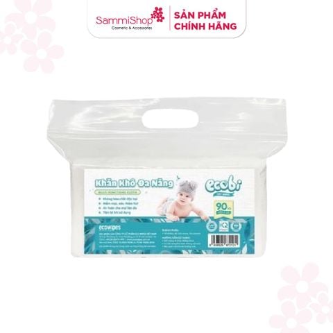 [HÀNG TẶNG KHÔNG BÁN] QT Ladycare Khăn khô đa năng Ecobi 90 tờ (IP02)