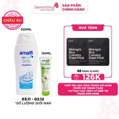 COMBO 03.11 - 02.12 Amalfi Kem dưỡng Aloe Vera Moisturising Cream 150ml + Amalfi Sữa dưỡng thể 500ml