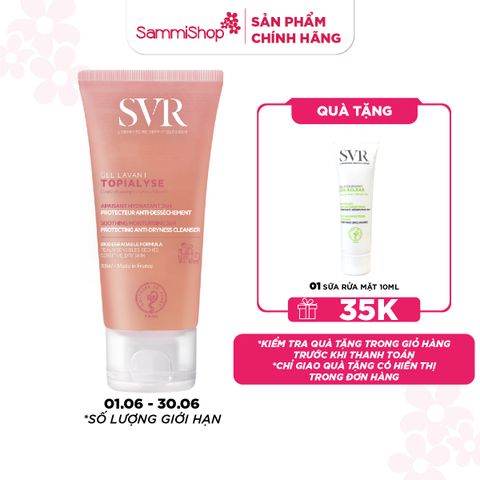 APP+WEB 01.06 - 30.06 SVR Gel rửa mặt và tắm Topialyse Gel Lavant 55ml