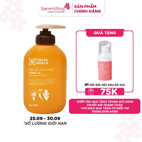 12.11-30.11 CoCayHoaLa Dầu xả thảo dược Gừng Sả 500g