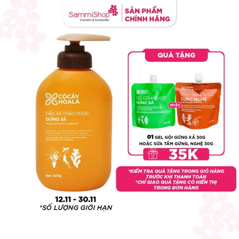 12.11-30.11 CoCayHoaLa Dầu xả thảo dược Gừng Sả 500g