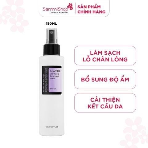APP-WEB 04.05 - 31.05 COSRX Nước hoa hồng AHA/BHA Clarifying Treatment Toner 150ml ver 2