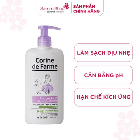 Corine De Farme Dung dịch vệ sinh Protect Intimate Wash 250ml