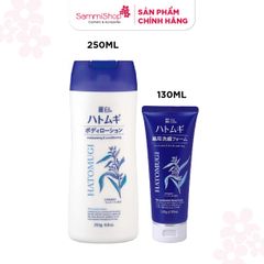COMBO 03.11 - 02.12 Kumano Sữa Rửa Mặt Medicated Facial Foam 130g + Sữa dưỡng thể Kumano Hatomugi 250g