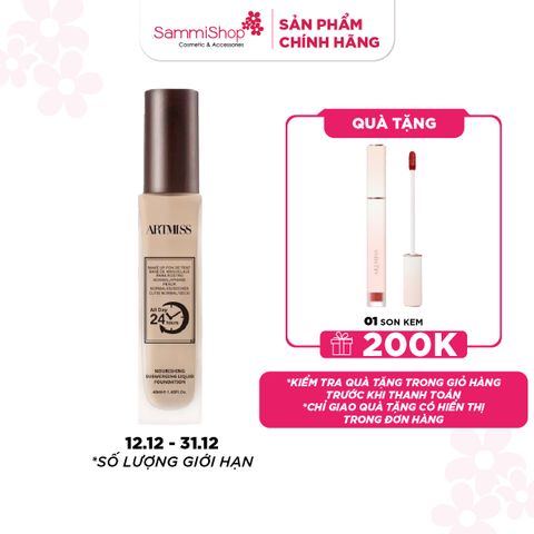 Artmiss Kem nền 24h Nourishing Submerging Liquid Foundation 40ml