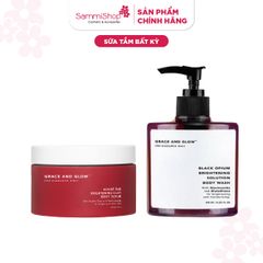 COMBO 03.11 - 02.12 Grace and Glow Sữa tắm BẤT KỲ + Grace And Glow Tẩy tế bào chết toàn thân Rouge 540 Brightening Clay Body Scrub 220gr