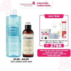 COMBO 01.08 - 04.09 Dear, Klairs nước hoa hồng Supple Preparation Facial Toner 180ml+ Nature Republic Nước tẩy trang Good Skin  500 ml bất kỳ